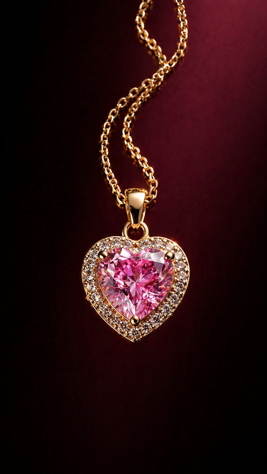 Collar Corazón con Zirconia · Caja de Regalo